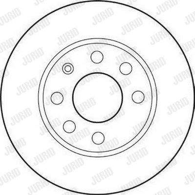 JURID Тормозной диск 562195JC