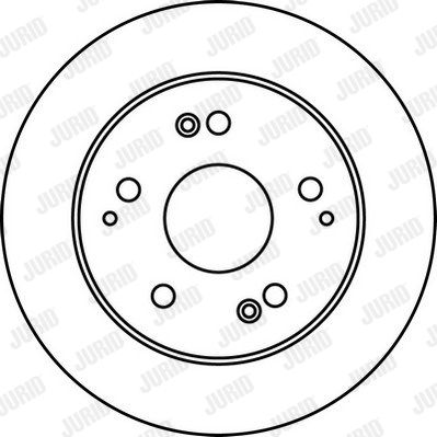 JURID Тормозной диск 562219J