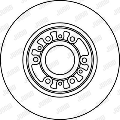 JURID Тормозной диск 562228JC