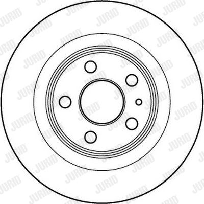 JURID Тормозной диск 562246J
