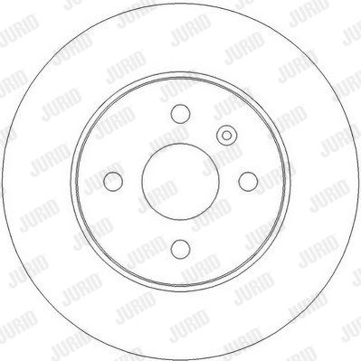 JURID Тормозной диск 562254JC