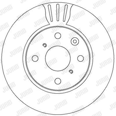 JURID Тормозной диск 562311J