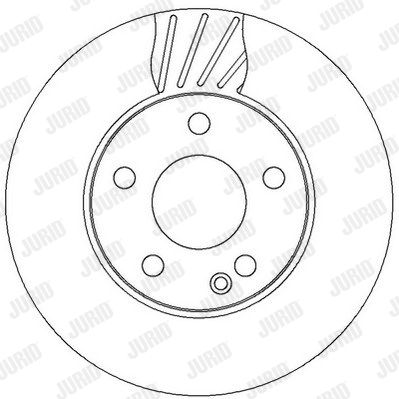 JURID Тормозной диск 562312JC
