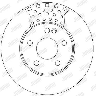 JURID Тормозной диск 562314JC