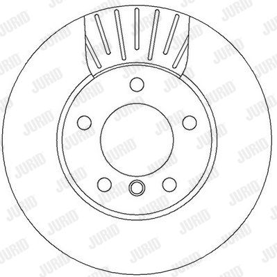 JURID Тормозной диск 562317JC