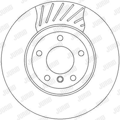 JURID Тормозной диск 562318J