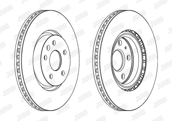 JURID Тормозной диск 562464JC