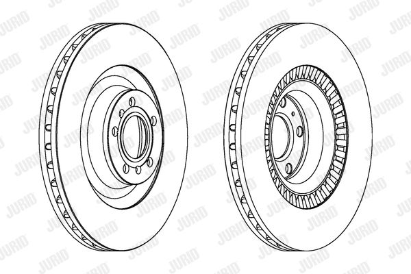 JURID Тормозной диск 562517JC