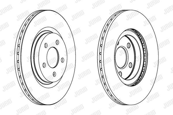 JURID Тормозной диск 562524J