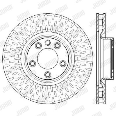 JURID Тормозной диск 562592JC