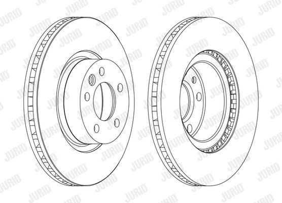 JURID Тормозной диск 562616JC