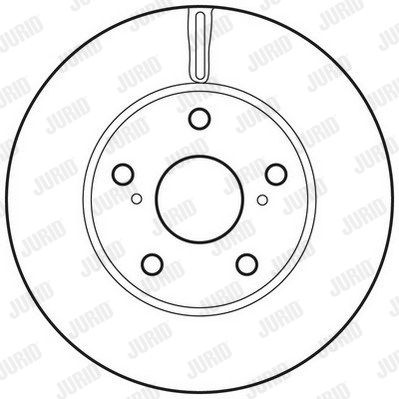 JURID Тормозной диск 562623JC