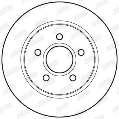 JURID Тормозной диск 562648JC