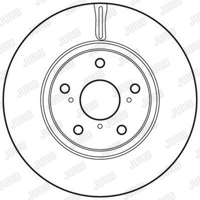 JURID Тормозной диск 562649JC