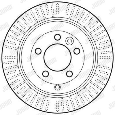 JURID Тормозной диск 562653JC