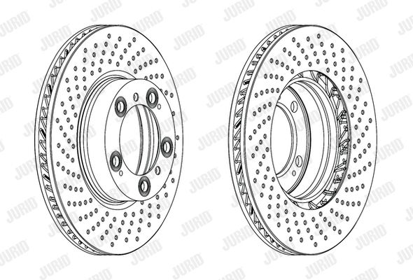JURID Тормозной диск 562668JC-1