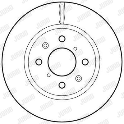 JURID Тормозной диск 562694JC
