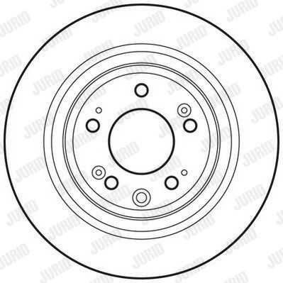 JURID Тормозной диск 562697JC