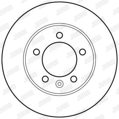 JURID Тормозной диск 562714JC