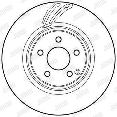 JURID Тормозной диск 562728JC