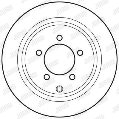 JURID Тормозной диск 562756JC