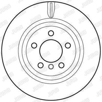 JURID Тормозной диск 562793JC
