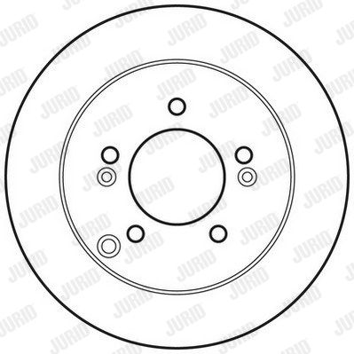 JURID Тормозной диск 562810JC
