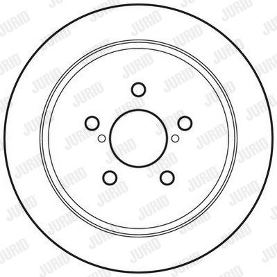 JURID Тормозной диск 562826JC