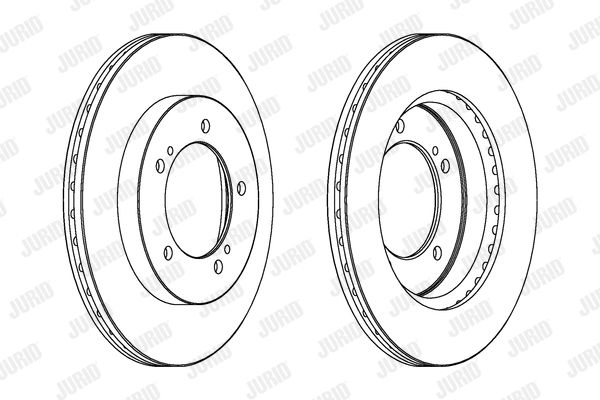 JURID Тормозной диск 562906JC