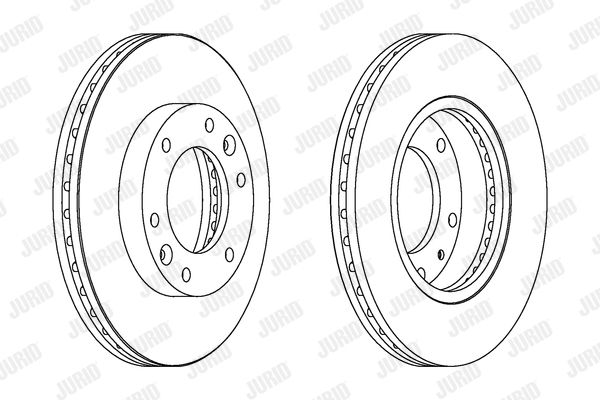 JURID Тормозной диск 562918JC