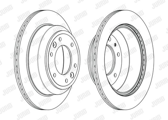 JURID Тормозной диск 563007JC