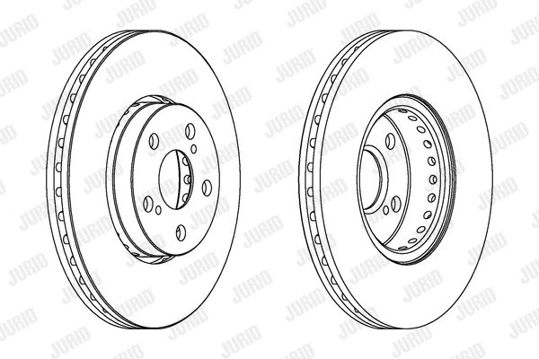 JURID Тормозной диск 563048JC