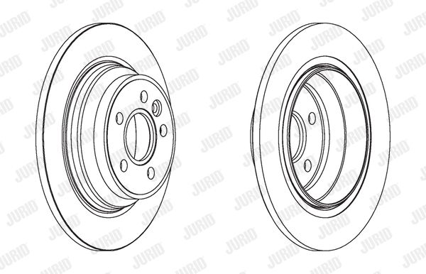 JURID Тормозной диск 563079JC