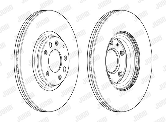 JURID Тормозной диск 563144JC