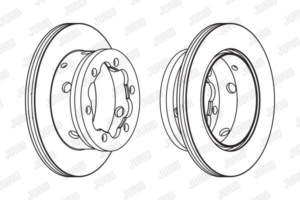 JURID Тормозной диск 567810J