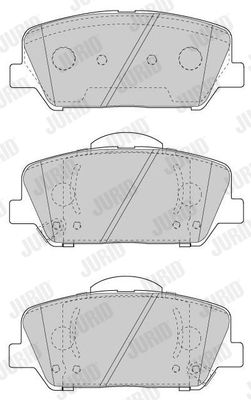 JURID Комплект тормозных колодок, дисковый тормоз 573447J