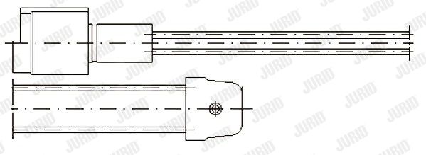 JURID Сигнализатор, износ тормозных колодок 581300