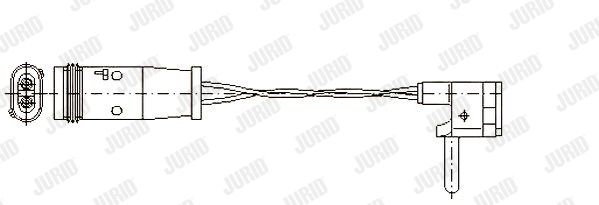 JURID Сигнализатор, износ тормозных колодок 581383