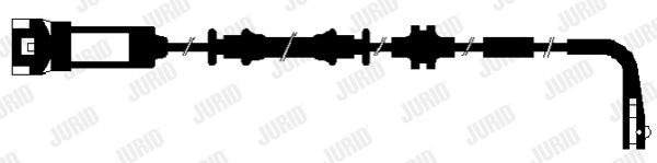 JURID Сигнализатор, износ тормозных колодок 581390