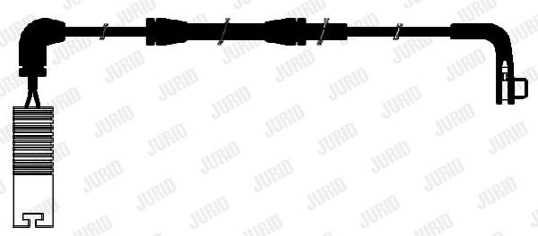 JURID Сигнализатор, износ тормозных колодок 581395