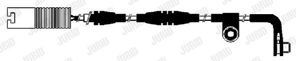 JURID Сигнализатор, износ тормозных колодок 581397