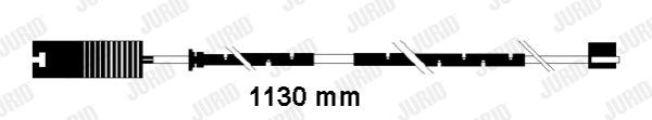 JURID Сигнализатор, износ тормозных колодок 581399