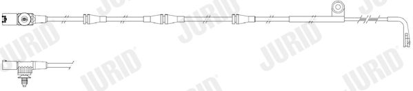 JURID Сигнализатор, износ тормозных колодок 581411