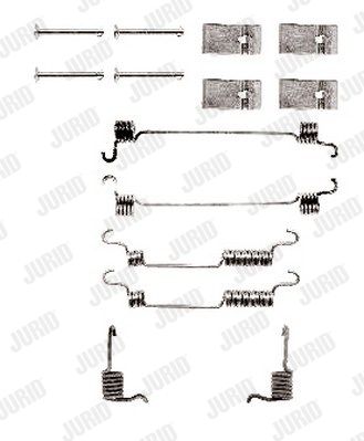 JURID Комплектующие, тормозная колодка 771260J