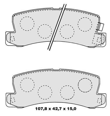 K27 Комплект тормозных колодок, дисковый тормоз 481-2011927