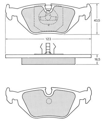 K27 Комплект тормозных колодок, дисковый тормоз 481-2018027