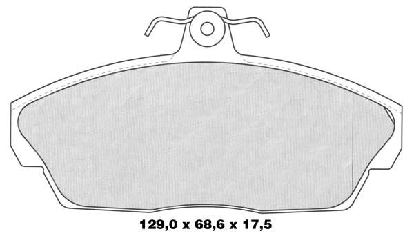 K27 Комплект тормозных колодок, дисковый тормоз 481-2151527