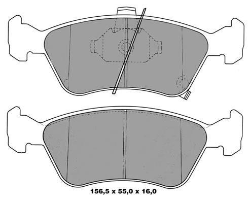 K27 Piduriklotsi komplekt,ketaspidur 481-2217027