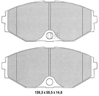 K27 Piduriklotsi komplekt,ketaspidur 481-2318427