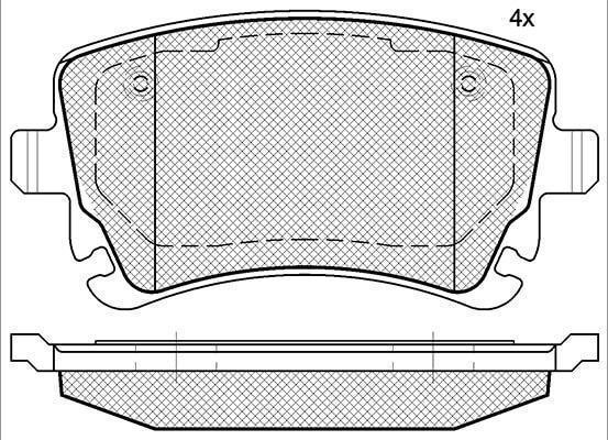 K27 Piduriklotsi komplekt,ketaspidur 481-2332627